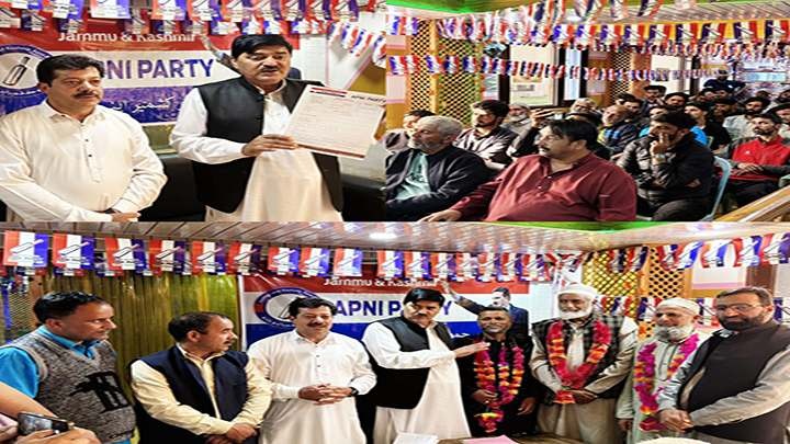 Apni Party Elects Office Bearers In Ganderbal