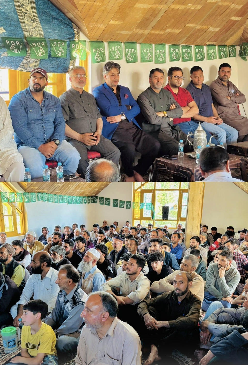SMC Elections: PDP Holds Workers’ Meeting at Gundhasibhat , Focus on Grassroots Mobilization