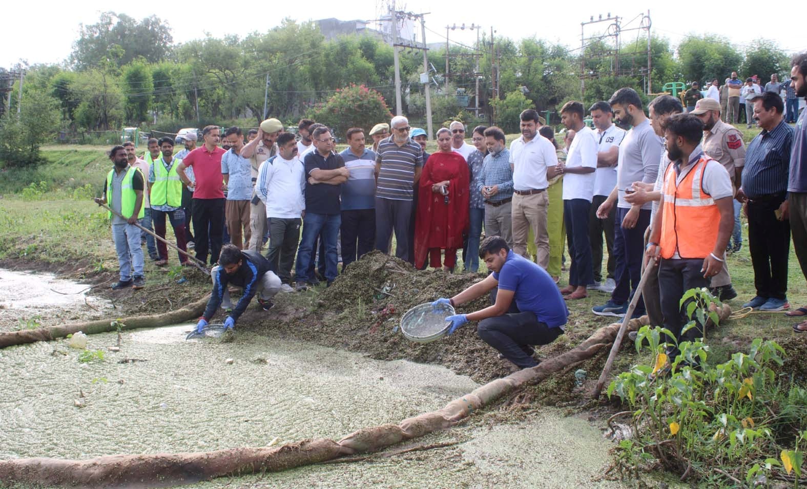 Clean today, sustain tomorrow:  JMC launches intensive pond cleaning drive at Bantalab