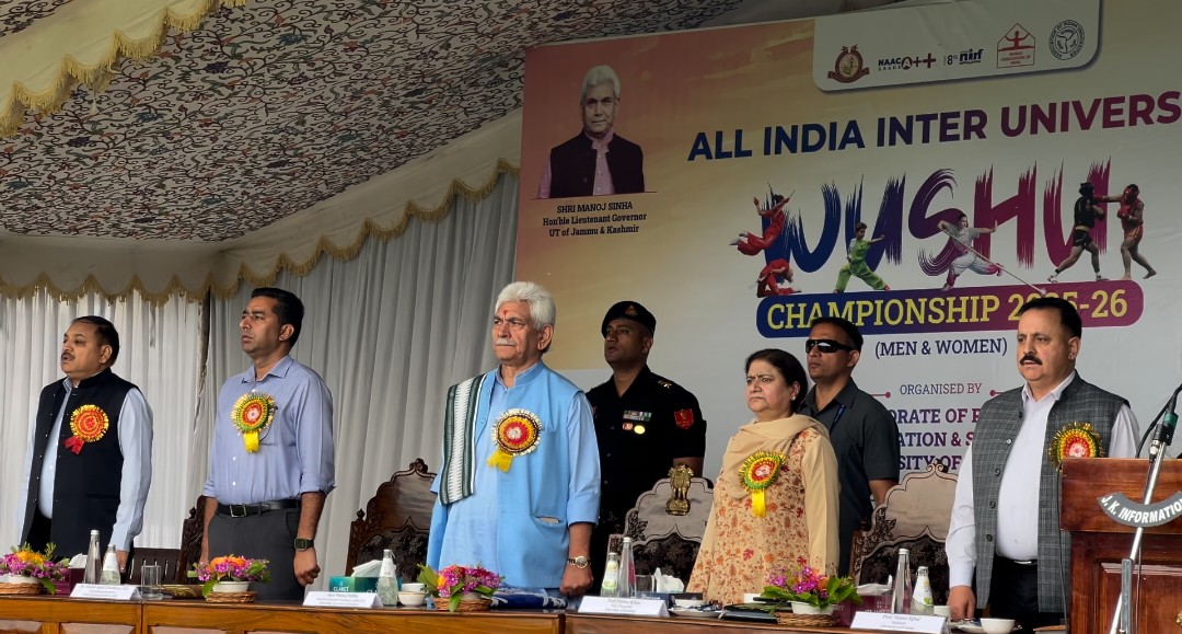 LG Sinha calls athletes brand ambassadors of Nasha Mukt Bharat Campaign