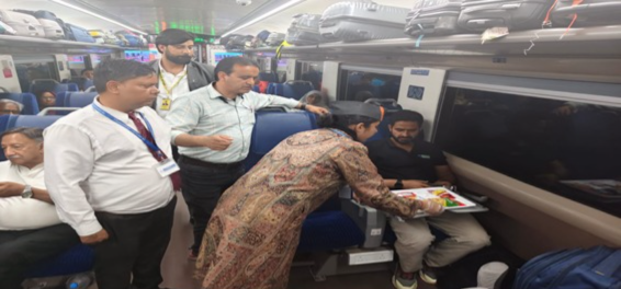 Occupancy Hits 96% as Vande Bharat Gains Popularity