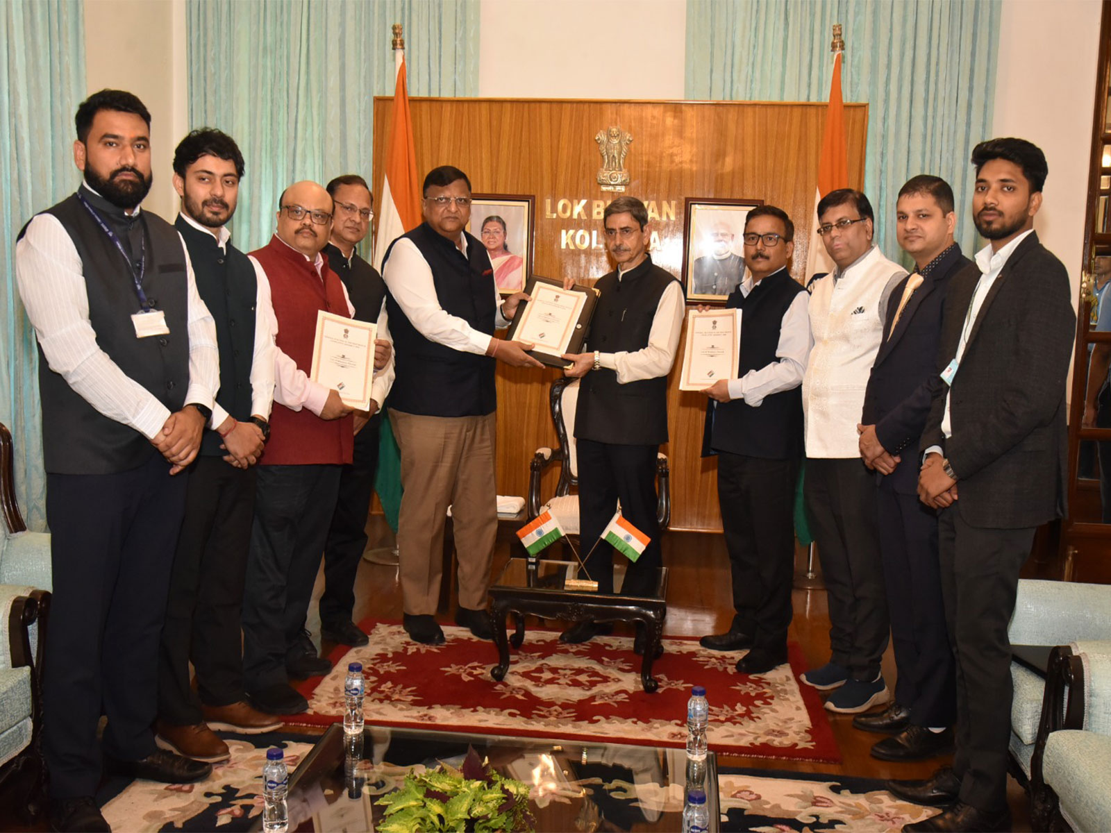 West Bengal CEO submits election notification to Governor; BJP set to stake claim after victory