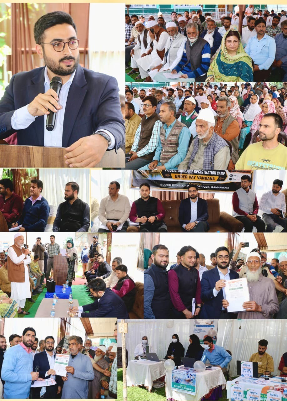DC Sgr holds Block Diwas, grievance redressal camp at Panzinara