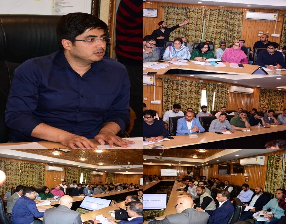 Commissioner SMC reviews arrangements for Parliamentary Standing Committee visit to J&K