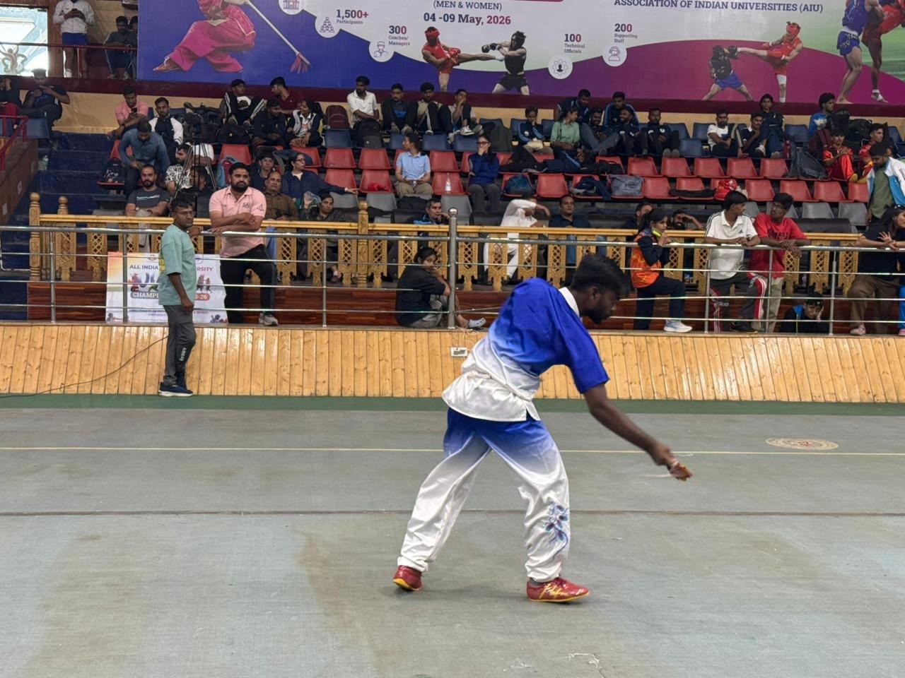 High-intensity bouts continue at All India Inter-University Wushu C’ship