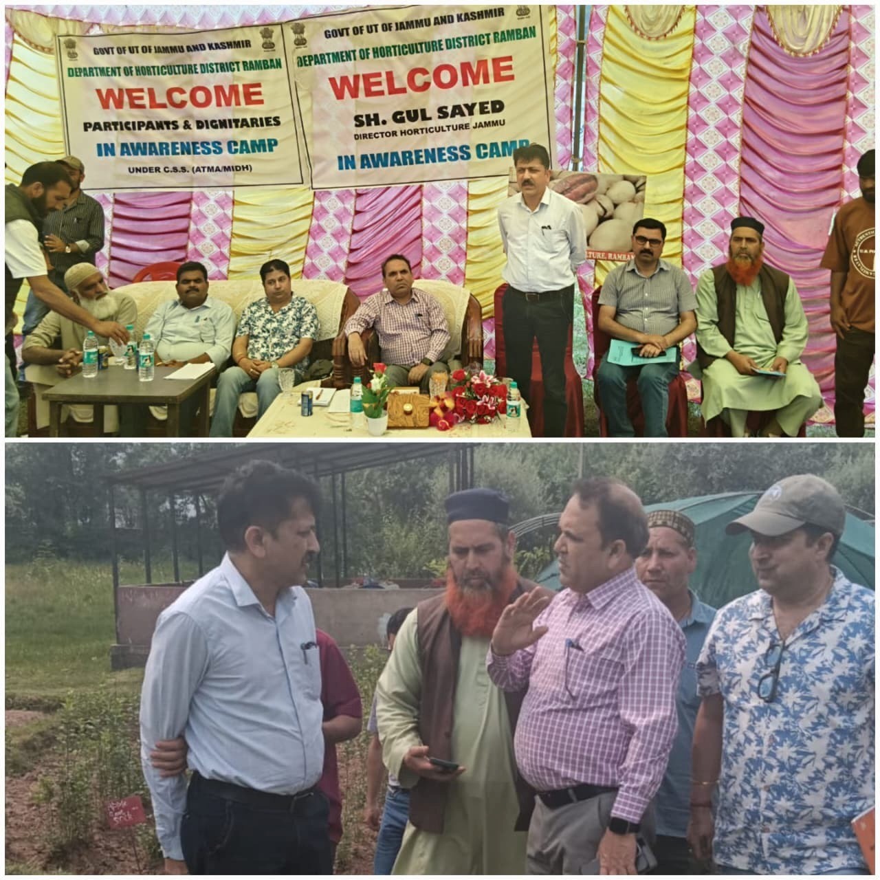 DHJ visits Ramban, reviews horticulture activities