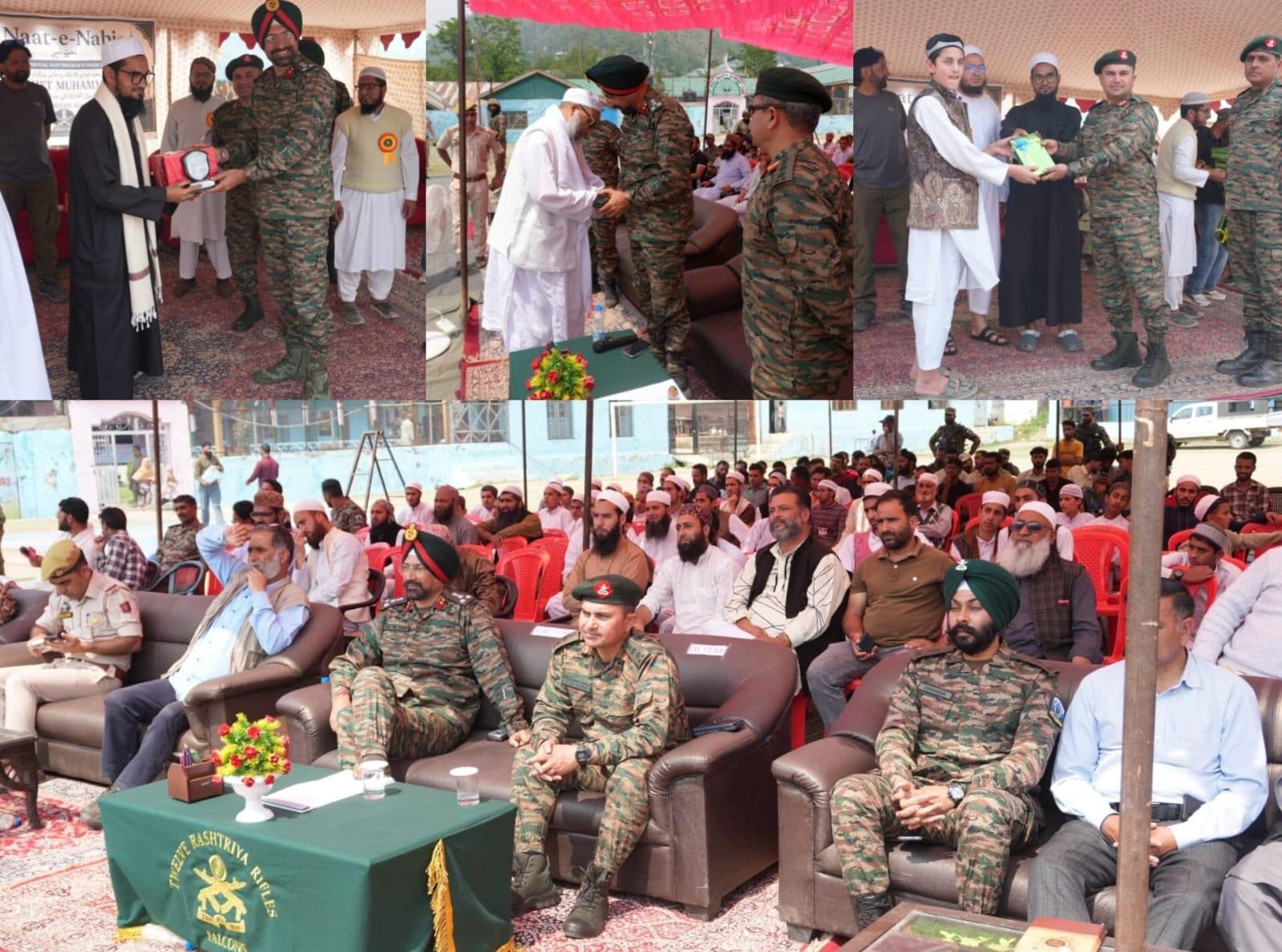 Army’s 12 RR organizes Naat-e-Nabi (SAW) program at Banihal