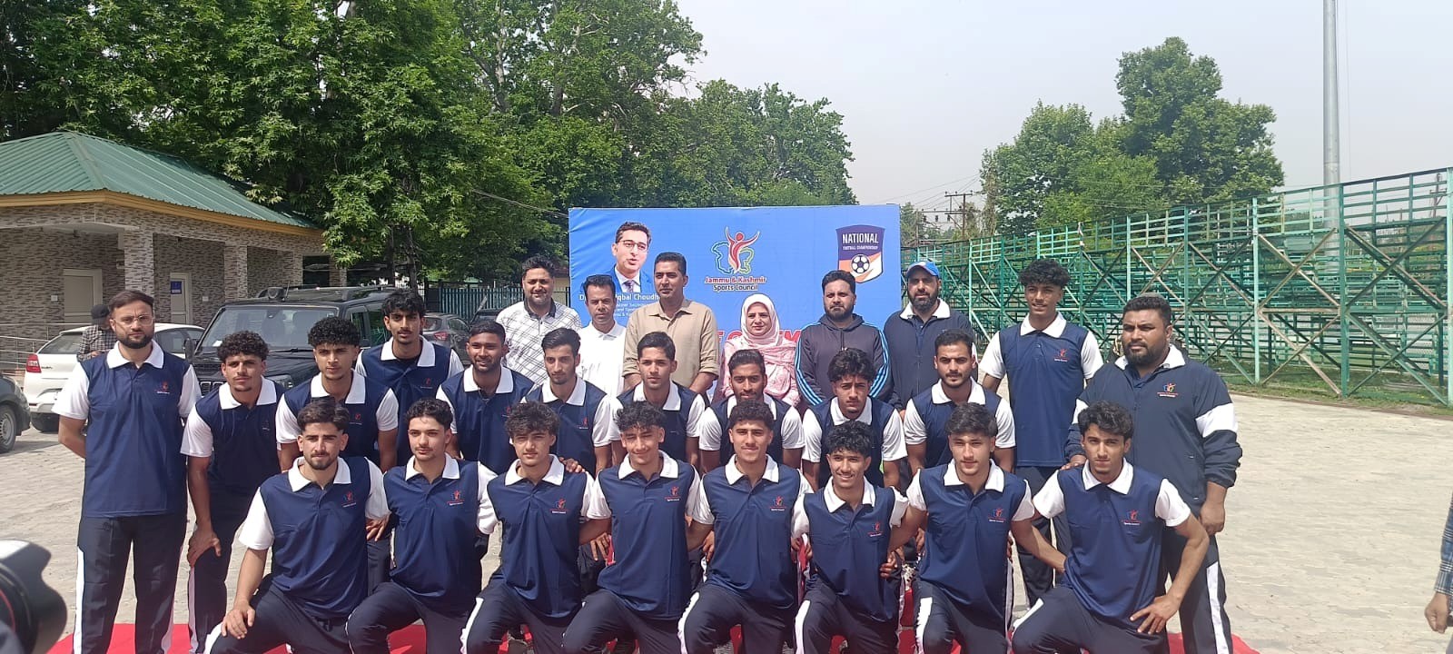 Dr. Shahid Iqbal flags off J&K U-20 Football team for National C’ship