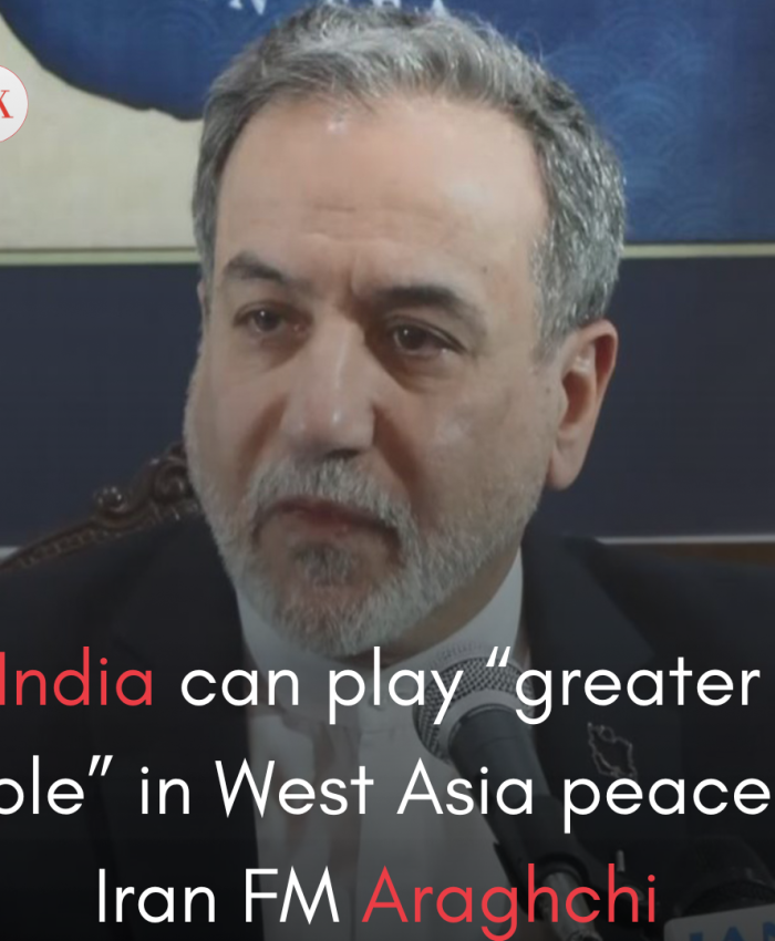 India can play “greater role” in West Asia peace: Iran FM Araghchi