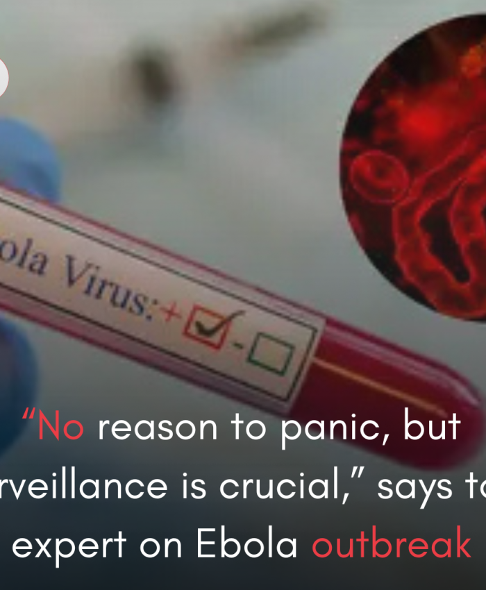 “No reason to panic, but surveillance is crucial,” says top expert on Ebola outbreak