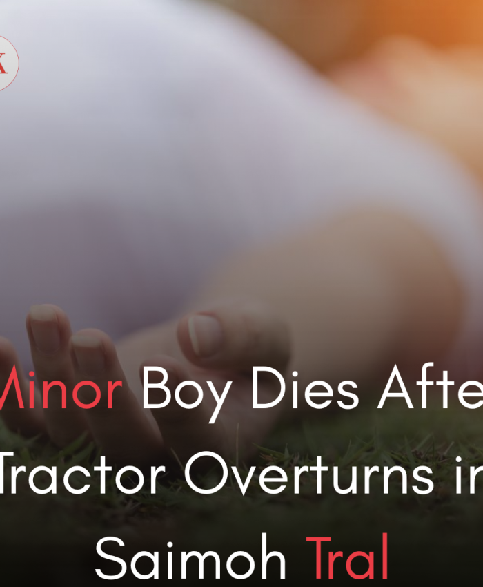 Minor Boy Dies After Tractor Overturns in Saimoh Tral
