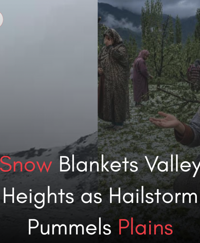 Snow Blankets Valley Heights as Hailstorm Pummels Plains