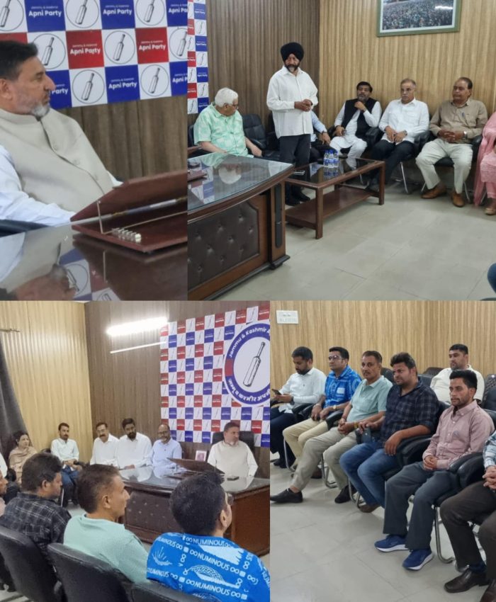 Apni Party Seeks Early Panchayat, ULB Elections in J&K