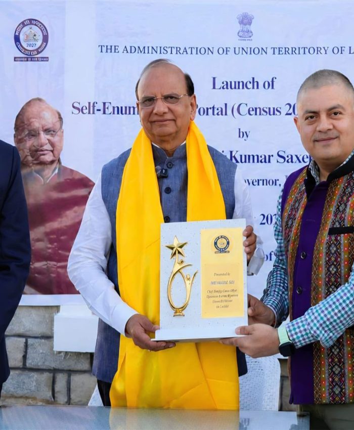 Ladakh LG launches self-enumeration portal for Census 2027