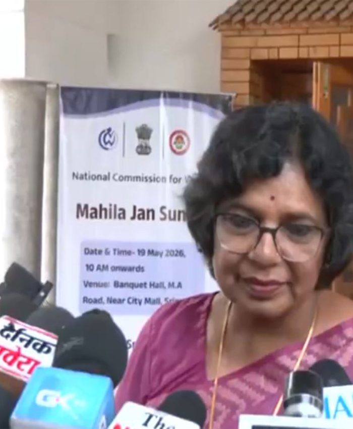 No separate panel for J-K as UT; NCW to handle all cases directly: Chairperson Vijaya Rahatkar