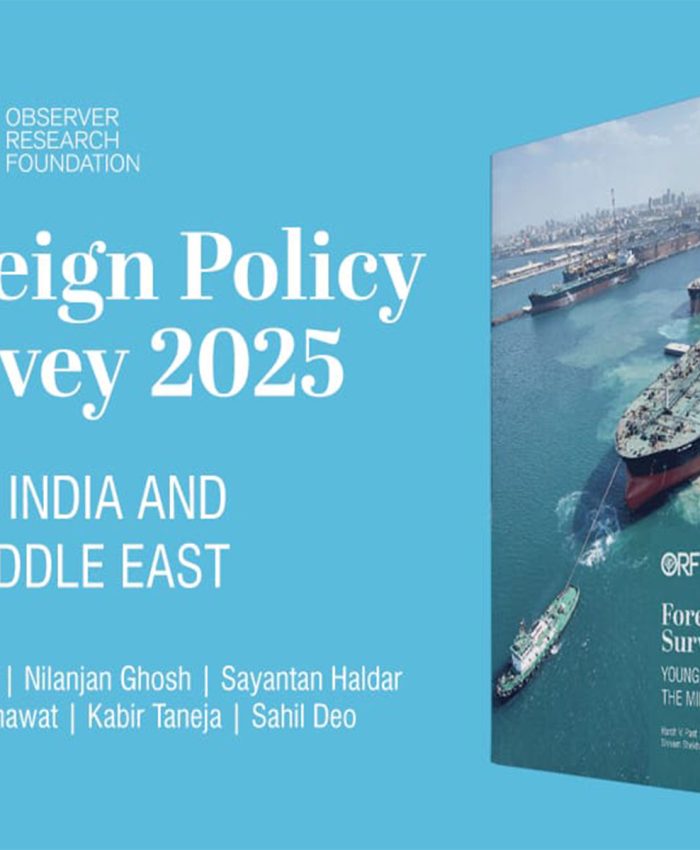 Indian youth backs Op Sindoor, sees Middle East as growth engine: ORF Foreign Policy Survey