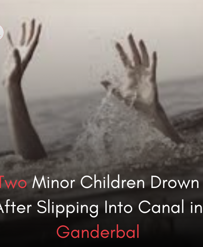 Two Minor Children Drown After Slipping Into  Canal in Ganderbal