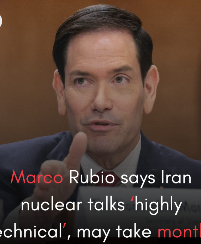 Marco Rubio says Iran nuclear talks ‘highly technical’, may take months