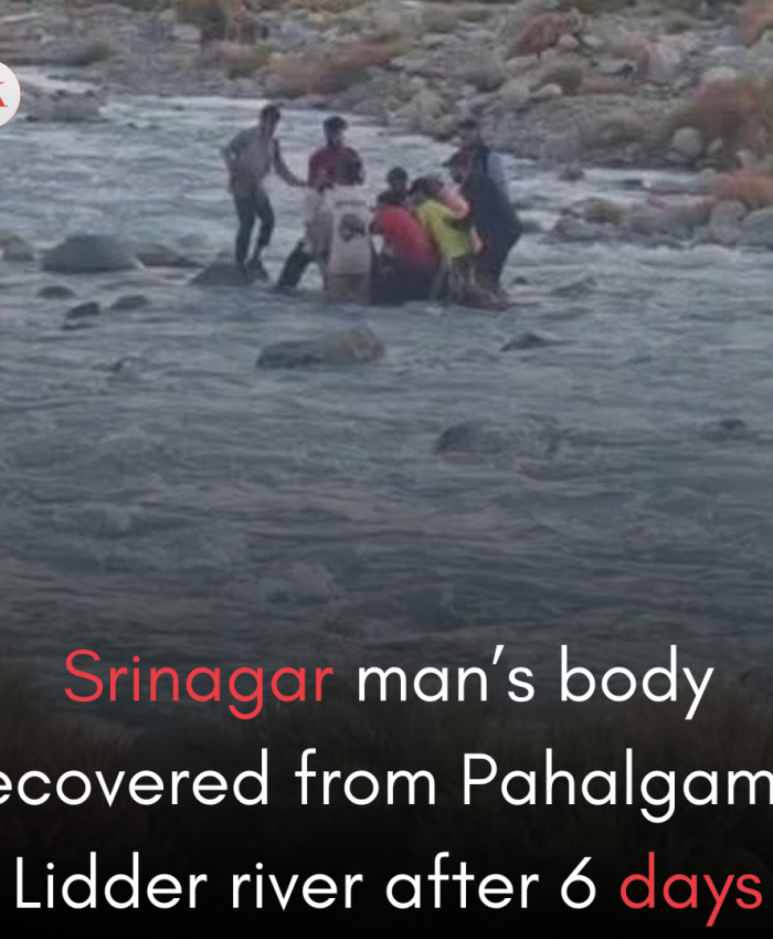 Srinagar man’s body recovered from Pahalgam’s Lidder river after 6 days