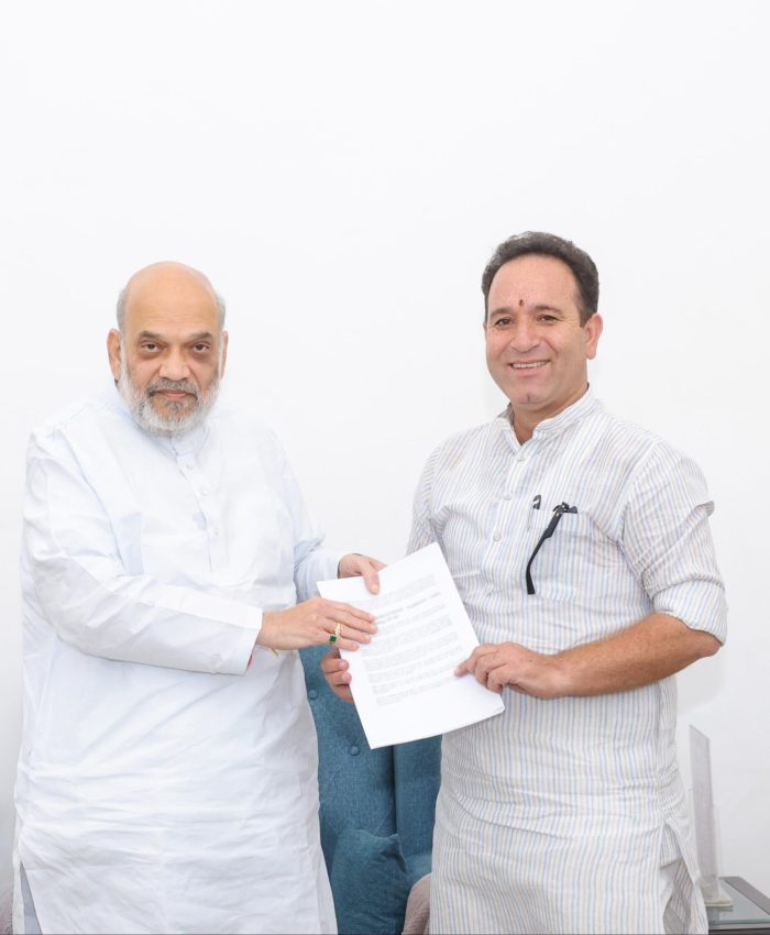 Sunil Sharma Meets Union Home Minister Amit Shah; Discusses Security, Development and Political Situation in J&K