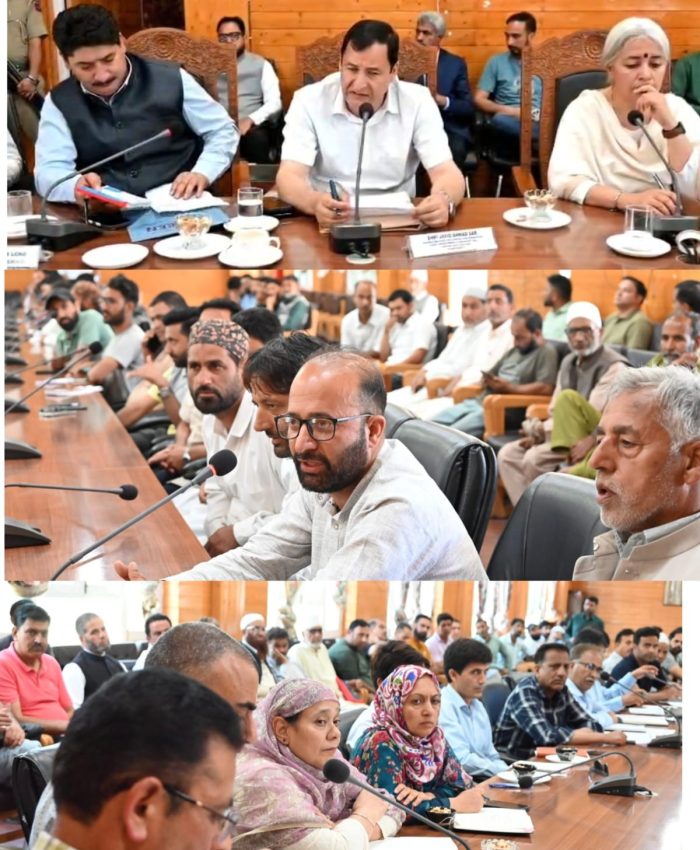 Minister Reviews Muharram Arrangements in Kashmir