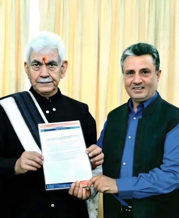 Rafi Ahmad Mir calls on LG