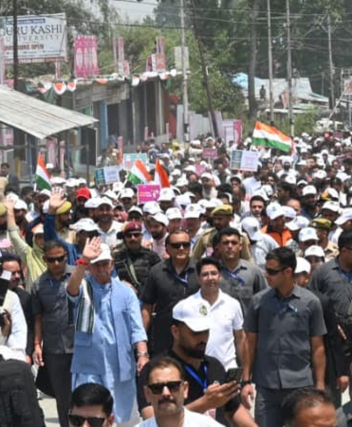 From Protests To A Pledge: Kulgam Walks Against Drugs With LG Manoj Sinha