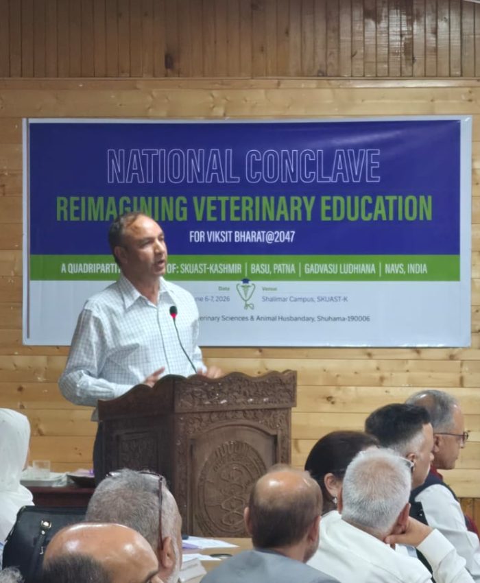 SKUAST-K National Conclave :Milk, meat, eggs to drive next wave of economy in J&K: Experts