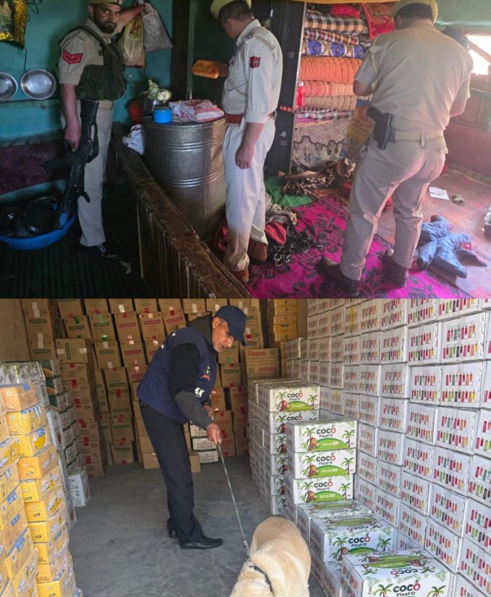 Police Conduct Major Anti-Narcotics CASOs Across Anantnag