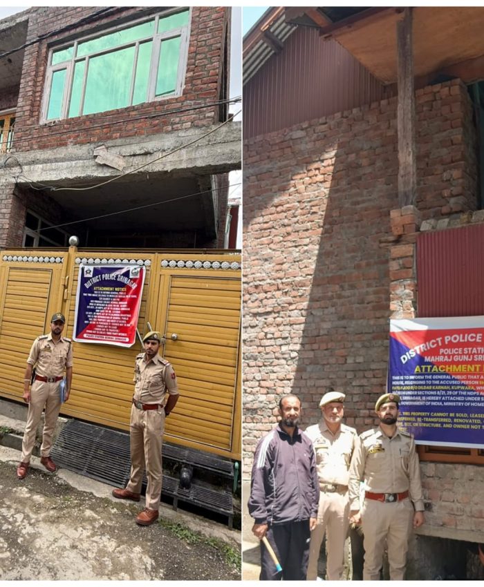 Nasha Mukt J&K Abhiyan:Sgr Police attach Rs 2 cr properties of drug peddlers