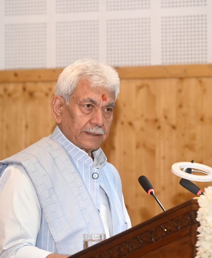 LG Manoj Sinha Urges NCC Cadets to Lead Nation-Building Efforts at National Integration Camp