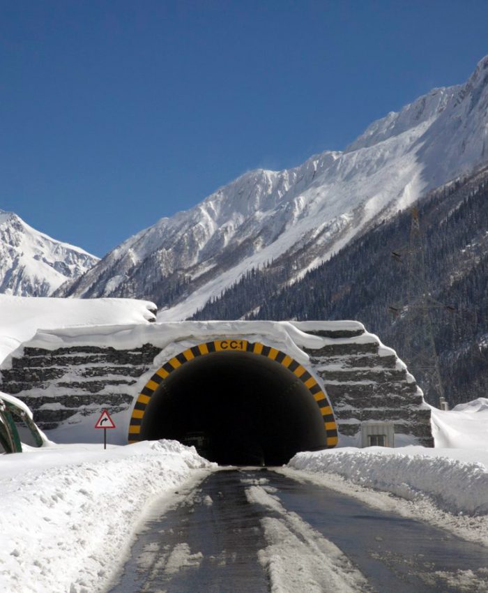 New Delhi, Jun 07 (ANI): A view of 13.153-km Zojila Tunnel, the world’s longest single-tube bi-directional road tunnel at the highest altitude, on Sunday. (MEIL/ANI Photo)