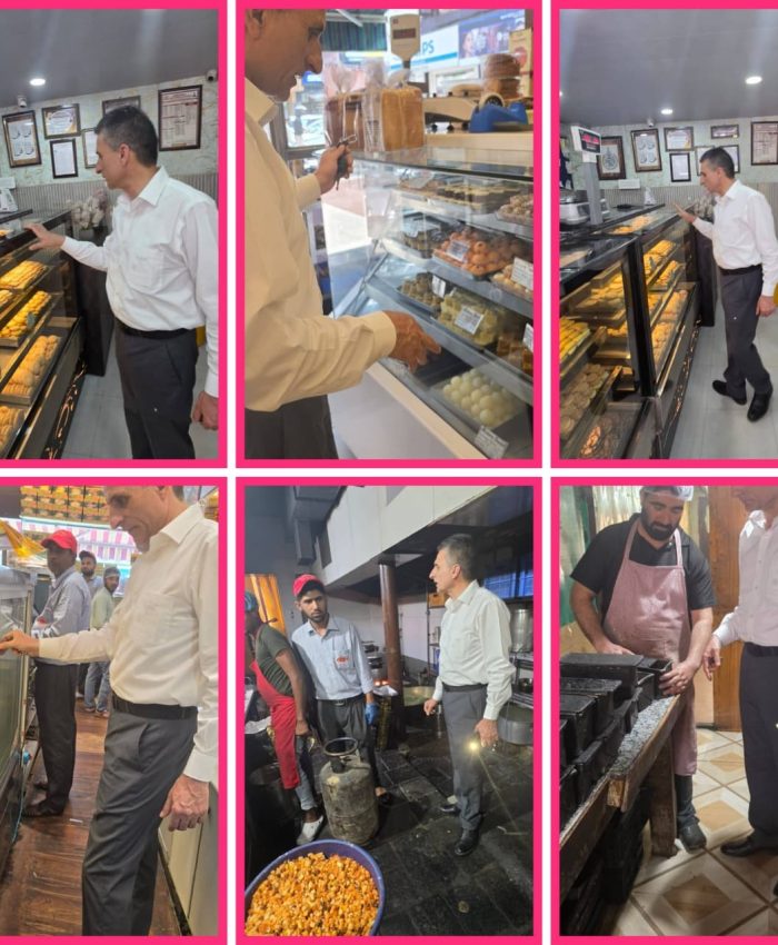 Food Safety Dept Intensifies Inspection Drive in Srinagar